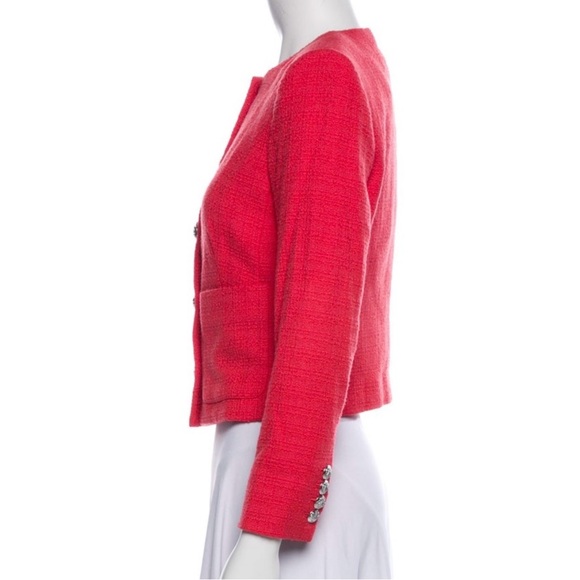 Veronica Beard Nathan Watermelon Red Jacket NWOT - Picture 6 of 8